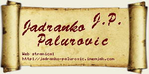 Jadranko Palurović vizit kartica